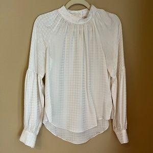 Balloon Sleeve Veronica Beard Blouse